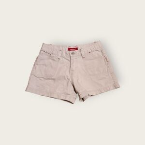 Vintage Y2k early 2000s Unionbay tan khaki cargo mini shorts